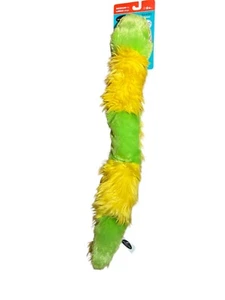 Multipet Champion Kmart Plush Loud Squeaky Snake 22" Bright Dog Toy Fuzzy Soft - Picture 1 of 1