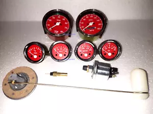 Smiths Electrical Temp Oil Volt Fuel Speedo 0-180 MPH 0-80RPM 85mm 3senders RC - Picture 1 of 3