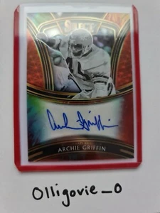 2020 Panini Select Archie Griffin /15 Tie Die Prizm Auto 🔥Only One in the UK?🔥 - Picture 1 of 2