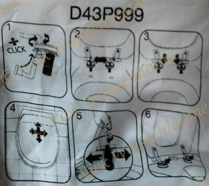1 x Set Pressalit D43999 Bodenbefestigung S/St Scharniere - Bild 1 von 1