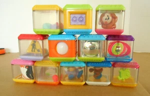 Fisher Price Peek a Boo Block Lot of 12 Y1 - Picture 1 of 18