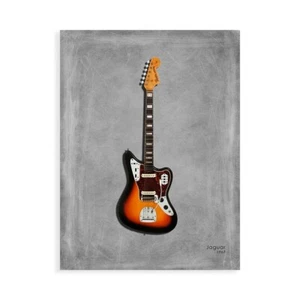 Stampa su Tela su Carta Poster o Quadro Rogan Mark Fender Jaguar67 - Picture 1 of 2