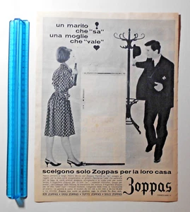 PUBBLICITÀ ADVERTISING WERBUNG ITALIAN CLIPPING 1963 ZOPPAS FRIGORIFERO - Picture 1 of 1