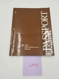 1999 Honda Passport Factory Fuel  & Emissions Manual OEM .. - Picture 1 of 7