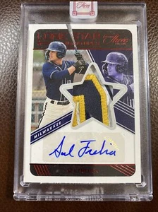 Parche Panini Three And Two Sal Frelick Lone Star Signature 2022 automático 1/5 1/1 1er - Imagen 1 de 5