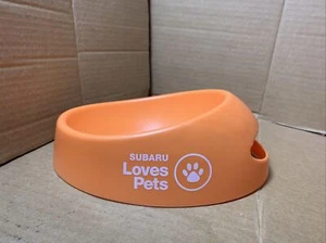 Subaru Loves PETS PROMO Car Advertising Automobile Pet Dog Cat Food Water BOWL - Picture 1 of 10