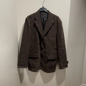 Cambridge Members Men’s Corduroy Brown 2 Button Blazer Size 42 - Picture 1 of 7