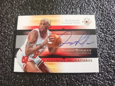 DENNIS RODMAN 2005-06 Upper Deck Ultimate Collection Signatures On Card AUTO SP - Image 1 of 4