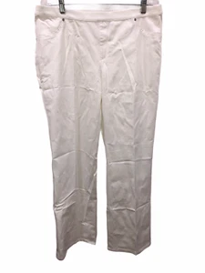 H by Halston Women's Regular Studio Stretch Wide Leg Pull-on Pants Size 14 - Picture 1 of 2