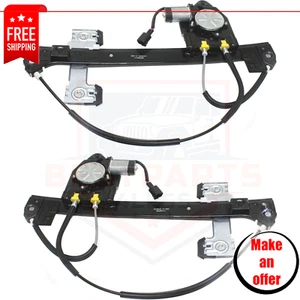Rear Power Window Regulator Set of 2 pc for 2002-2009 Chevrolet Trailblazer - Picture 1 of 9