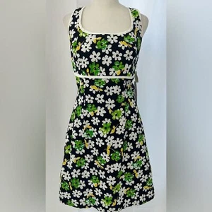 VTG 90s ALYN PAIGE Floral Mini Dress - Picture 1 of 4