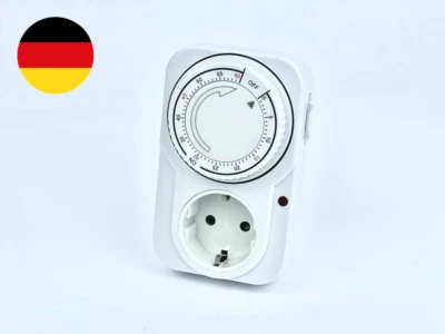 Countdown Zeitschaltuhr 60 min Schaltuhr 230V 3500W Steckdose Timer mechanisch - Bild 1 von 4