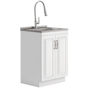 Darwin All-In-One Laundry Utility Sink and Cabinet - Picture 1 of 19