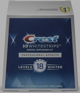 3D No Slip Whitestrips Professional Effects Teeth Whitening Kit 20 Ea - Picture 1 of 12