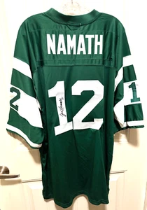 STITCHED Autographed Joe Namath New York Jets Jersey Size XXL 52 NEW WITH TAGS - Picture 1 of 6