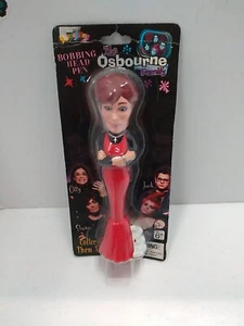 Sharon The Osbourne Family Bobbing Head Writing Pen Figure 2002 Joks Ozzy - Picture 1 of 6