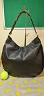 Boden Leather Shoulder Bag Black Excellent With Dust Bag (B43)