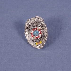2003 2004 Edward Banas VFW CMDR in Chief Pin - Bild 1 von 4