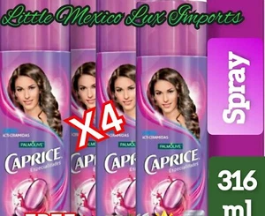 4 x 316ml CAPRICE SPRAY PARA PEINAR FUERZA ACTICERAMIDAS STYLINGSPRAY HAIRSPRAY - Picture 1 of 3