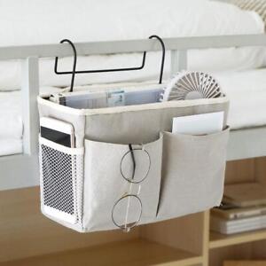 Bedside Caddy Hanging Storage Bed Holder Couch Organizer BEST Container Bag D3Y2