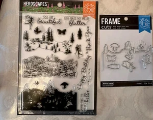 Heroscapes Meadow Stamp and Die set - Picture 1 of 3