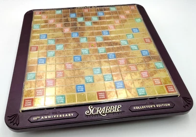 Scrabble 50th Anniversary Edition REPLACEMENT ROTATING BOARD with Plastic Base - Image 1 of 4