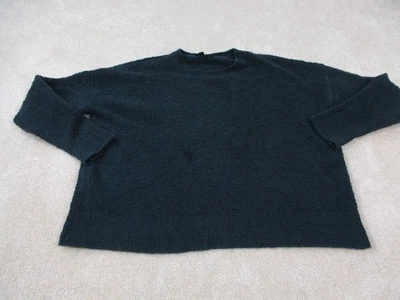 Eileen Fisher Sweater Women Extra Small Green Pullover Sweatshirt Sherpa Ladies* - Image 1 of 4