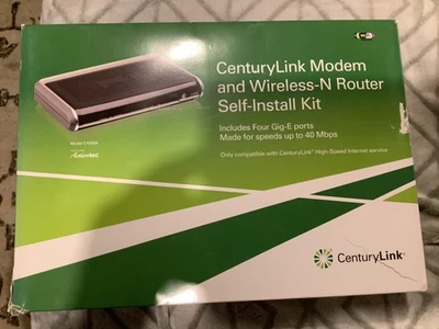 CenturyLink  Actiontec C1000A  VDSL2 DSL 4-Port WiFi Router Modem Combo - Image 1 of 4