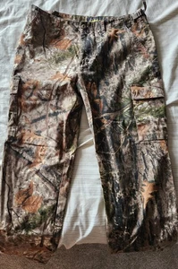 Cabelas Men's Camo Hunting Pant Zonz Woodlands Size 36 Regular - Picture 1 of 3