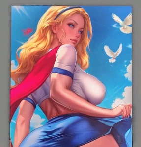 Artist Alley Multiverse Saga Supergirl Cosplay Virgin Variant Cover Dhaxina - Picture 1 of 3