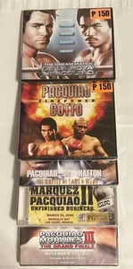 Pacquiao VCD (dvd comp) Lot X5 Vs De La Hoya Dream Match Cotto Marquez Hatton - Picture 1 of 11