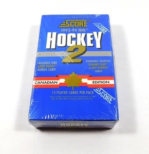 1993-94 Score Hockey Box Series 2 Sealed (36 Packs) Canadian Edition - Picture 1 of 2