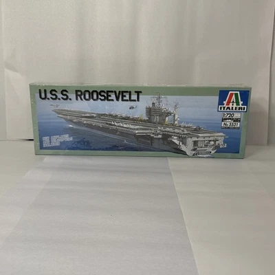 Italeri Model Ship Kit U.S.S Roosevelt 1:720 Scale Model #5531 Factory Sealed - Image 1 of 4