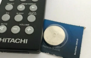 3V Button Cell Battery for Hitachi Remote Control Model KC229UK - Picture 1 of 1