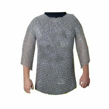 Medievale Alluminio Butted Cotta di Maglia 48 ' Torace Catena Armor Rievocazione