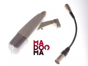 SENNHEISER MD 421 Script Logo Vintage Mikrofon +Clip +Kabel XLR sehr guter Sound - Bild 1 von 8