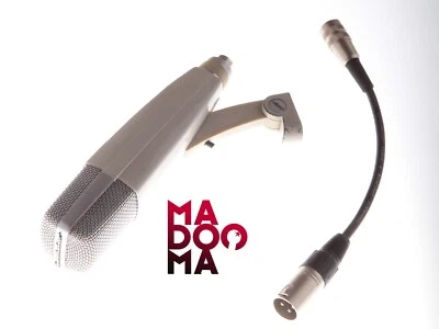 SENNHEISER MD 421 Script Logo Vintage Mikrofon +Clip +Kabel XLR sehr guter Sound - Bild 1 von 4