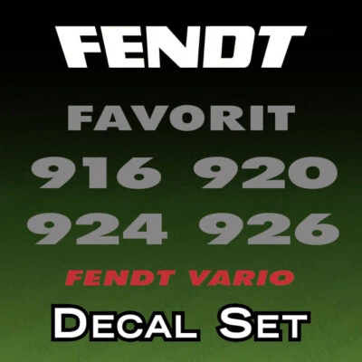 Fendt Favorit 916, 920, 924, 926 Traktor Aufkleber