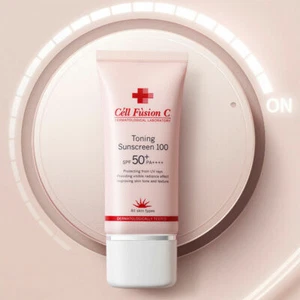 [Cell Fusion C] Toning Sunscreen 100 35ml(no case) SPF50+ PA++++ ⭐Tracking⭐ - Picture 1 of 10
