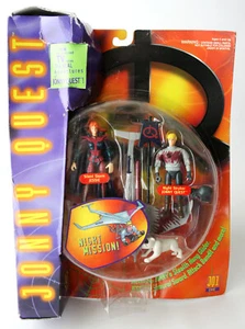 VINTAGE 1996 JONNY QUEST NIGHT MISSION JESSY & NIGHT STRYKER JQ1 GALOOB NEW ! - Picture 1 of 9