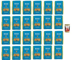 De Cecco Penne Piccole Rigate N.177 Pasta Nudeln 24x500g+Polpa 400g - Bild 1 von 1