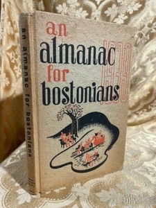 Ein Almanach für Bostoner 1939 antikes Buch Boston Massachusetts Geschichte MA - Bild 1 von 2