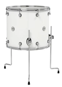 DW Design Series 16x18 Floor Tom blanco brillante - Imagen 1 de 1