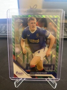 21/22 Topps SPFL Chrome John Lundstram /50 Rangers FC - Picture 1 of 3