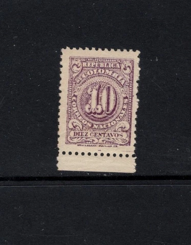 Colombia  1904 10c Numeral Mint Sc 318 Cover