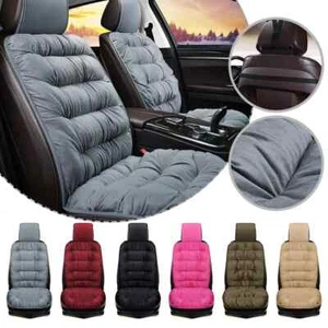 1/2 PIEZAS Fundas de Asiento de Coche Felpa Cojín de Asiento Cómodo Almohadilla Invierno Cálido - Imagen 1 de 20