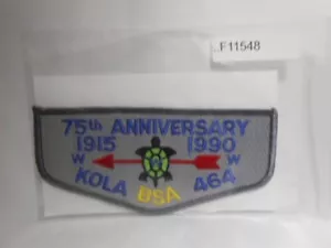 KOLA LODGE 464 75TH ANNIVERSARY 1915-1990 F11548 - Bild 1 von 1