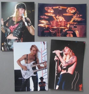 Warrant photos concert color 3 1/2" X 5" ProShot FOUR photos Janie Lane ! - Picture 1 of 1