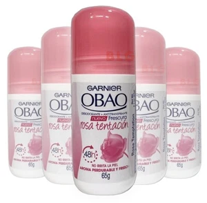 Garnier OBAO ROSE TEMPTATION Fragrant Scented Deodorant Antiperspirant Roll Ons - Picture 1 of 7