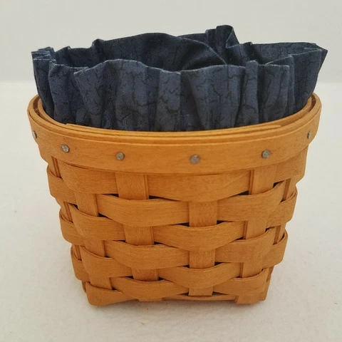 Longaberger Oregano Hostess Booking Basket Set~1998~Retired~Hanging~Country~Tiny Cover